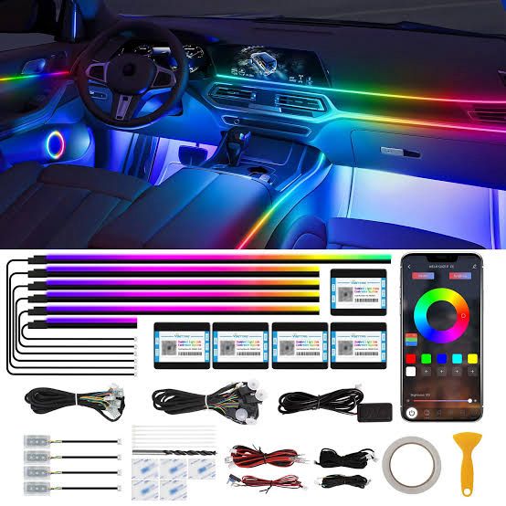 18 PCS DYNAMIC AMBIENT LIGHTS